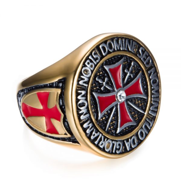 Knights Templar Cross Ring