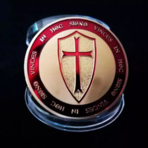 Masonic Knights Templar Cross Crusader Commemorative Coin