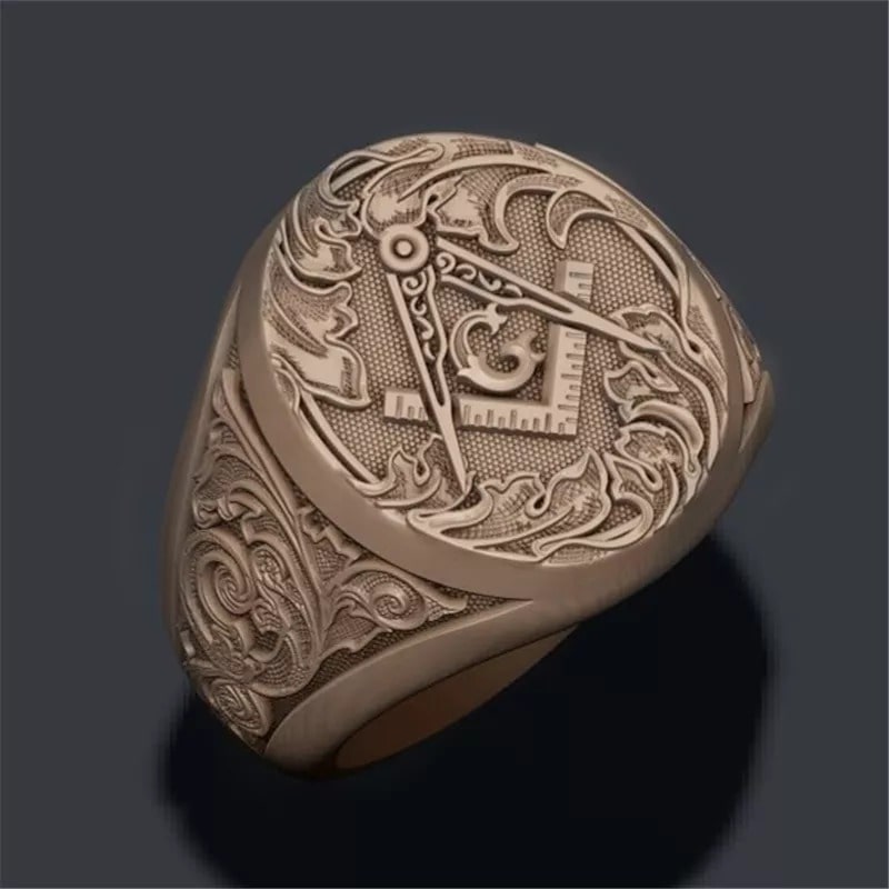 Fashionable Masonic Ring