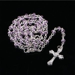 Rosary Crystal Necklace