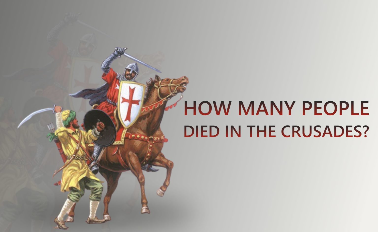 How Many People Died In The Crusades?