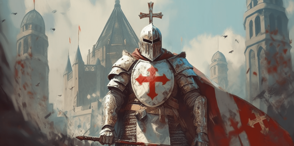 Grand Master of the Templars Stock Photo - Alamy