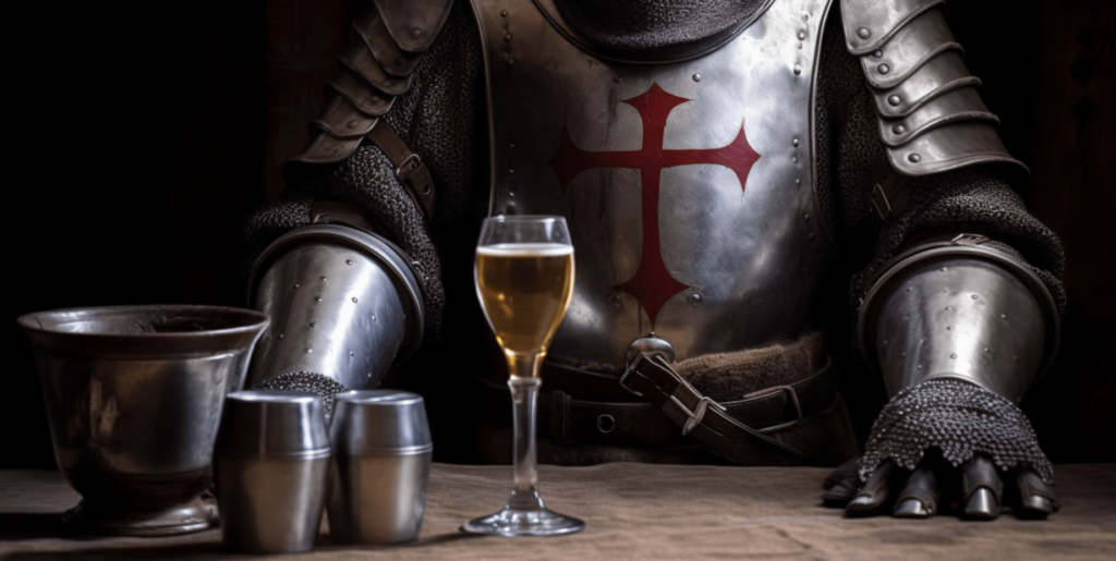 Knights Templar drink alcohol