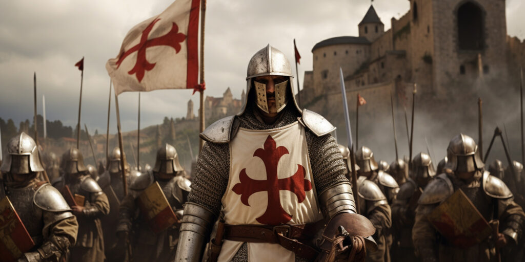 The Knights Templar. The Second Crusade in the Middle Ages.