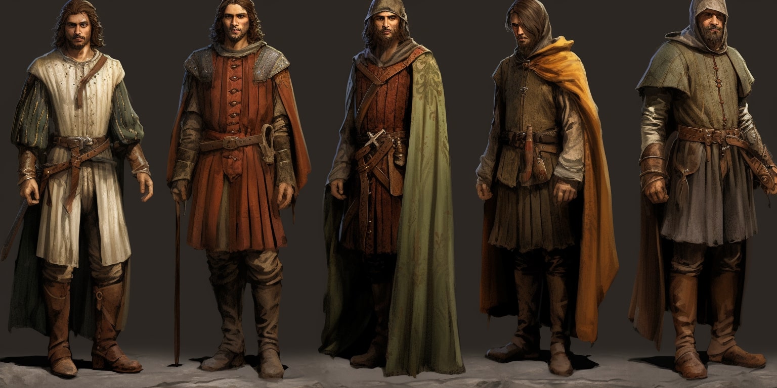 Overview of Men's Attire in the Middle Ages