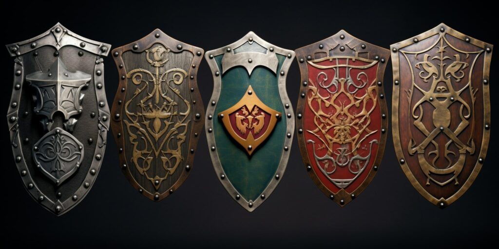 medieval shield styles