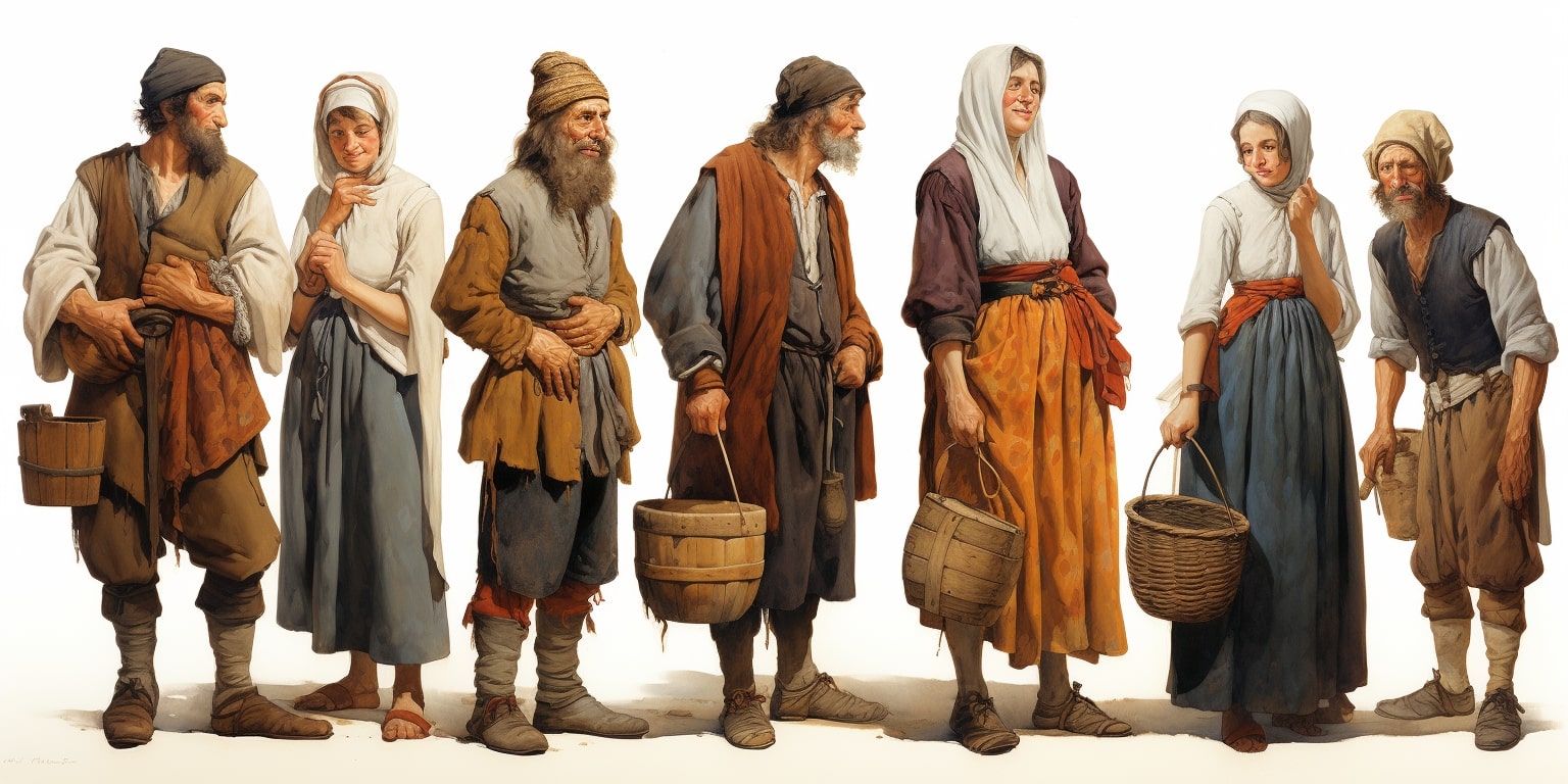 Threads of the Past: Exploring Medieval Peasants' Attire