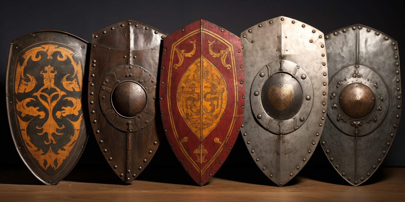 medieval shields types