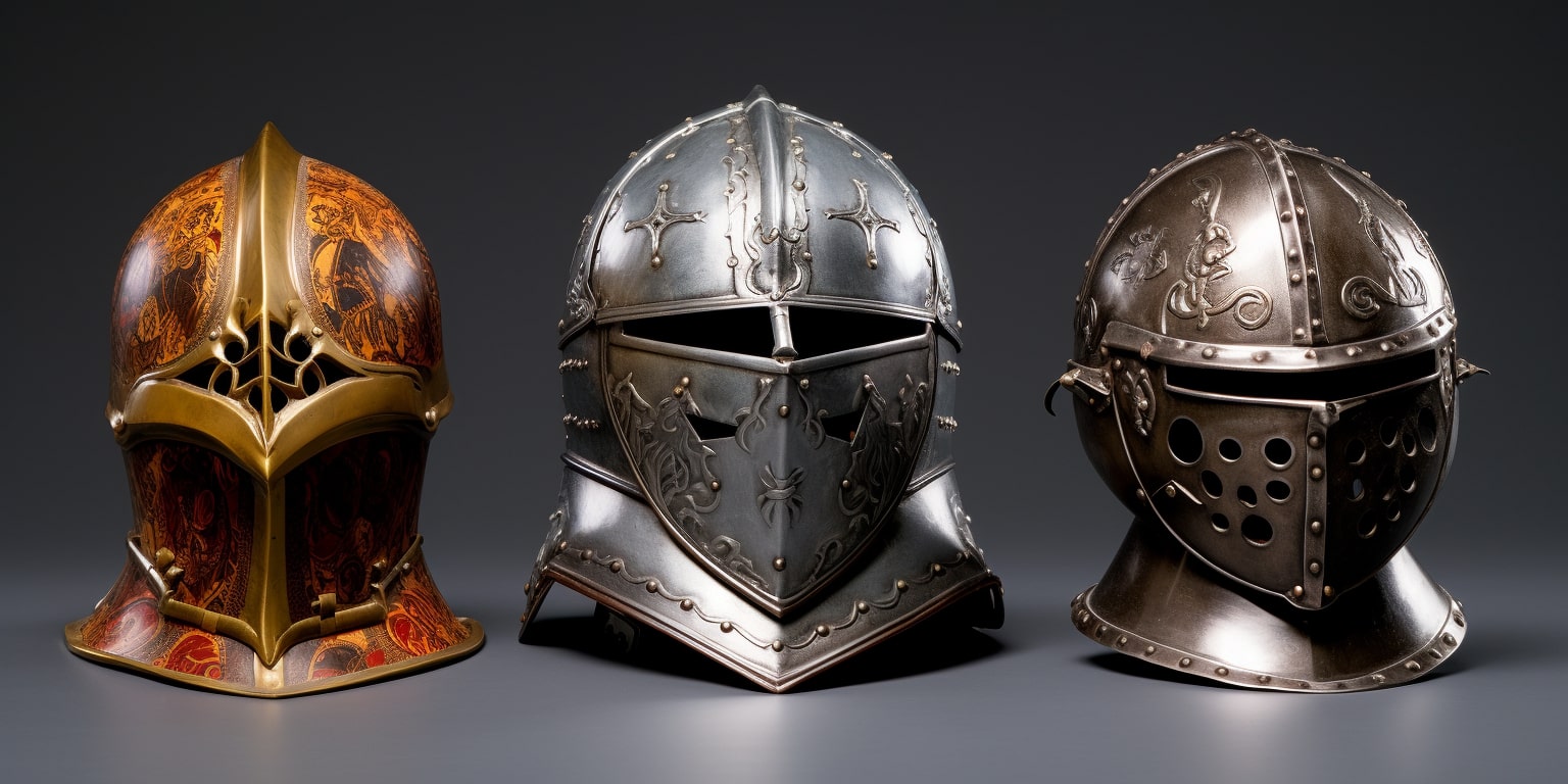 Decoding Diverse Medieval Helmet Types