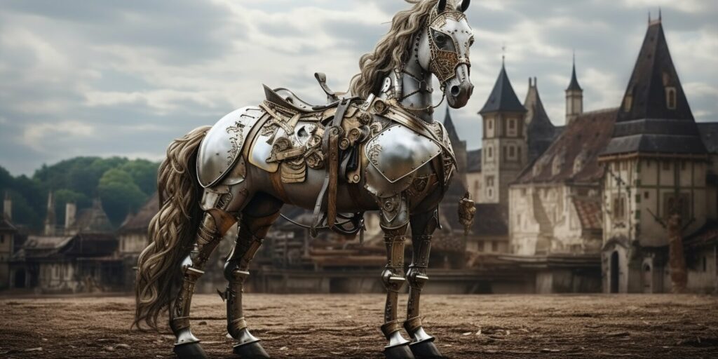 Medieval Knights' Horse Armor: The Evolution of Barding