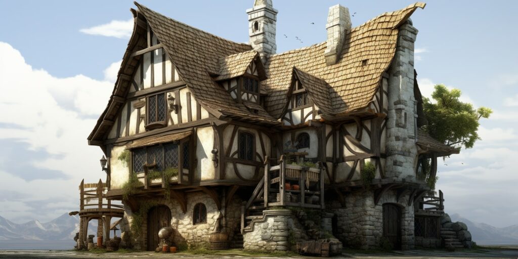 wealthy medieval homes