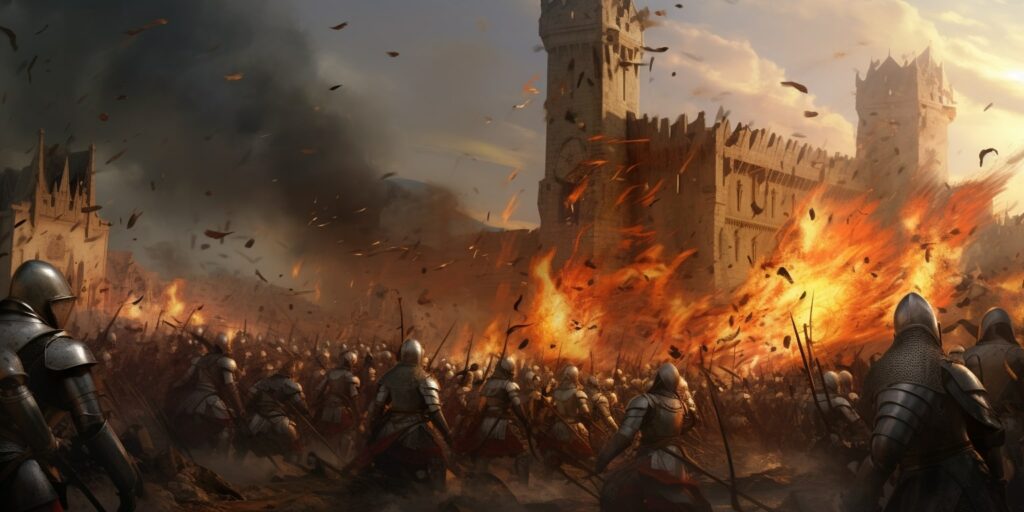 Medieval Era war knights