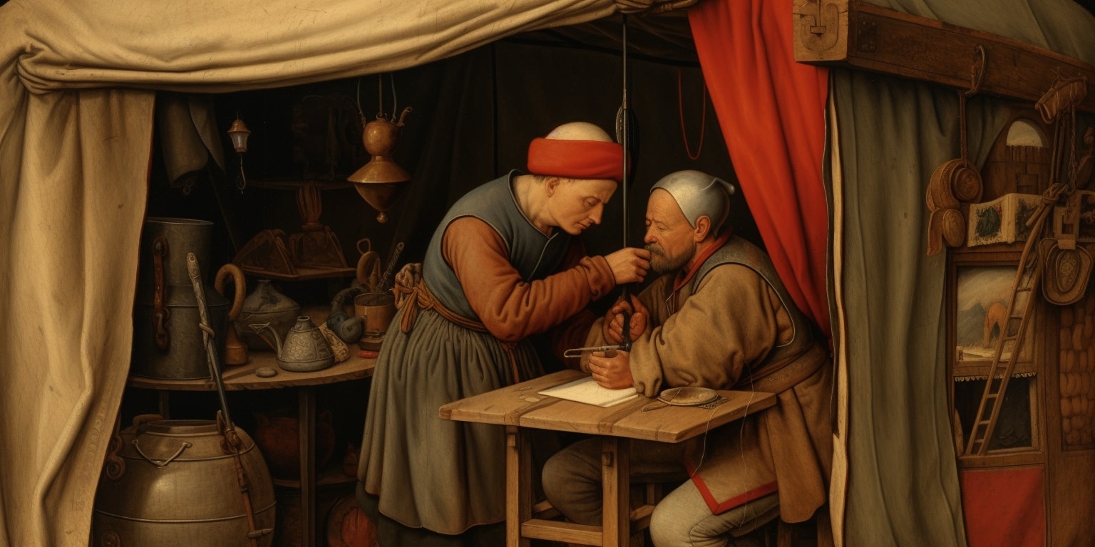 The Dual Role of the Barber Surgeon in Medieval Times