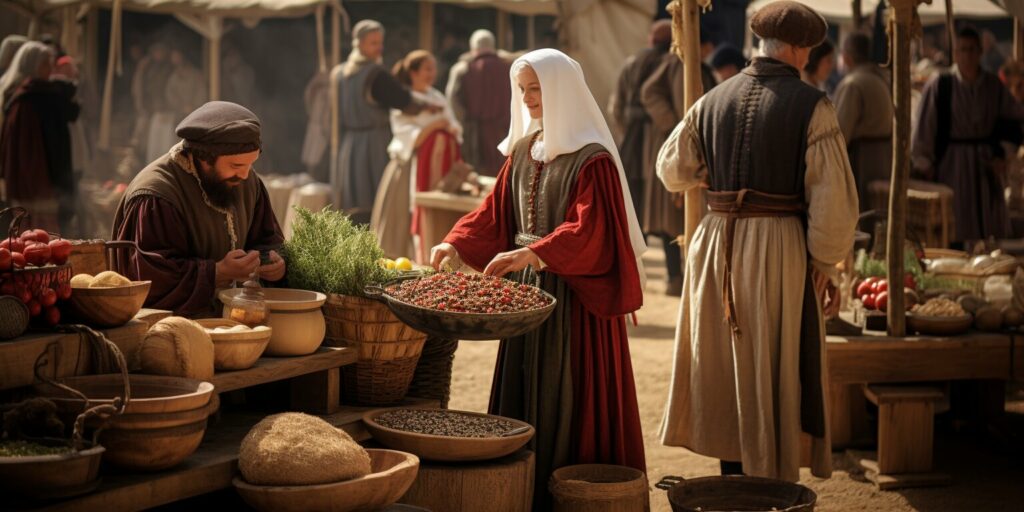 Experience the Past at a Medieval Living History Market