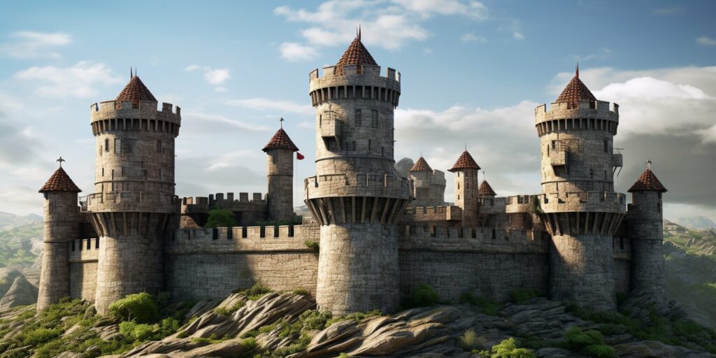 Explore the Charm of a Castle Turret: A Majestic Journey