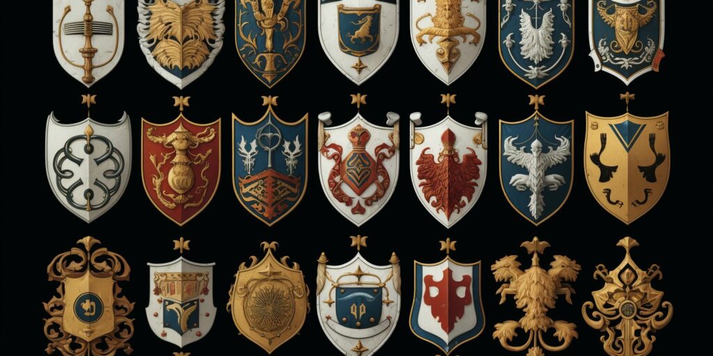 medieval crest symbols and meanings