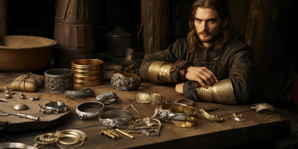 Unearth the Charm: Medieval Men's Jewelry Guide