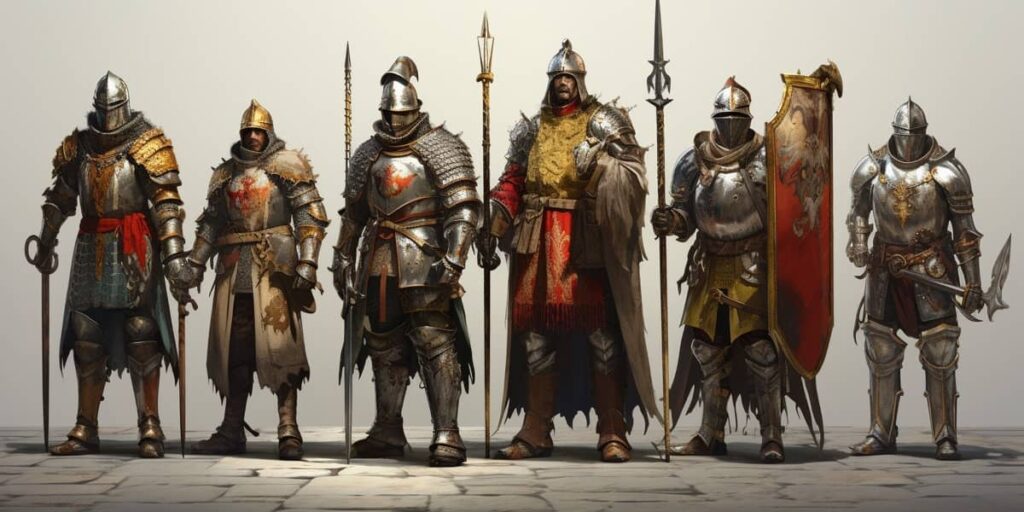 knight ranks medieval