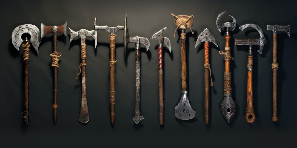 types of battle axes