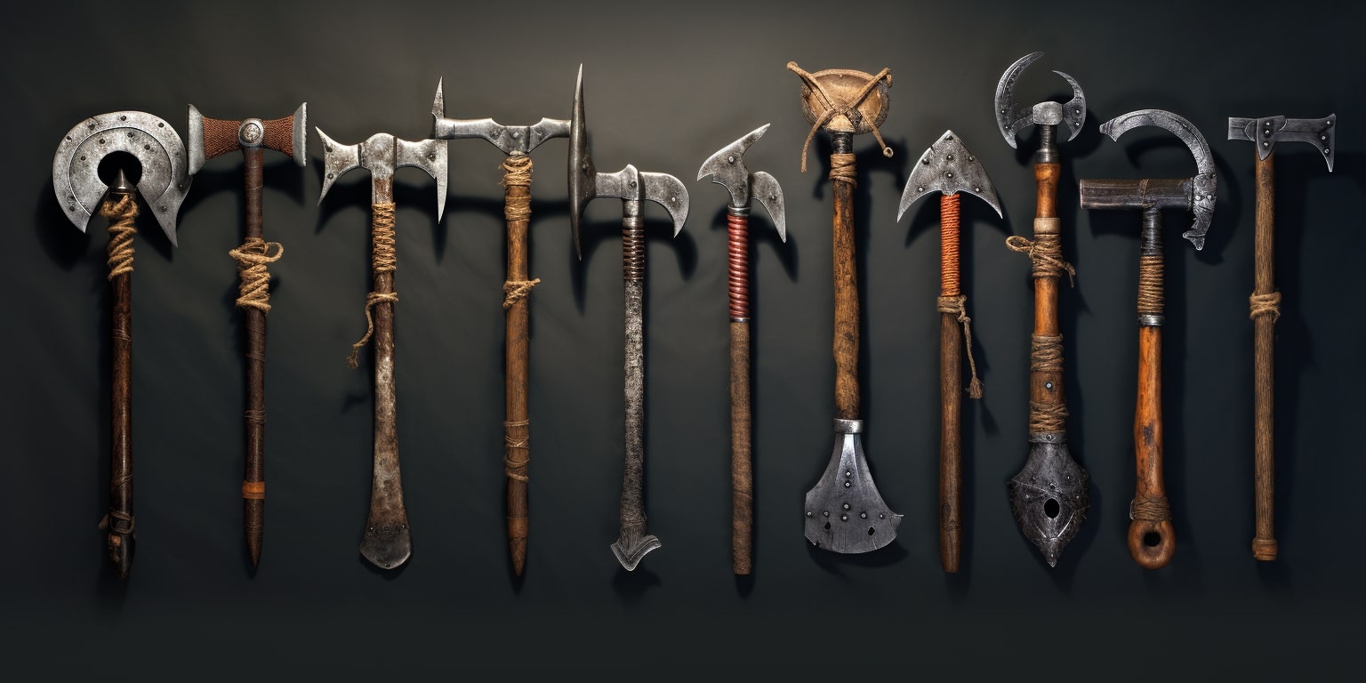 double sided axe symbolism