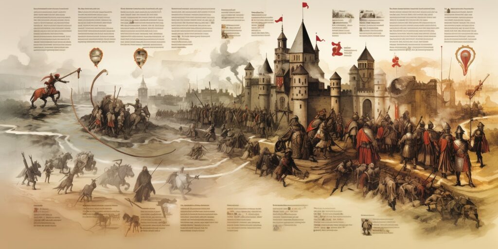 100 years war timeline