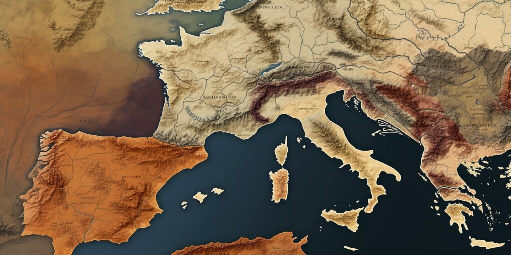 byzantine empire map