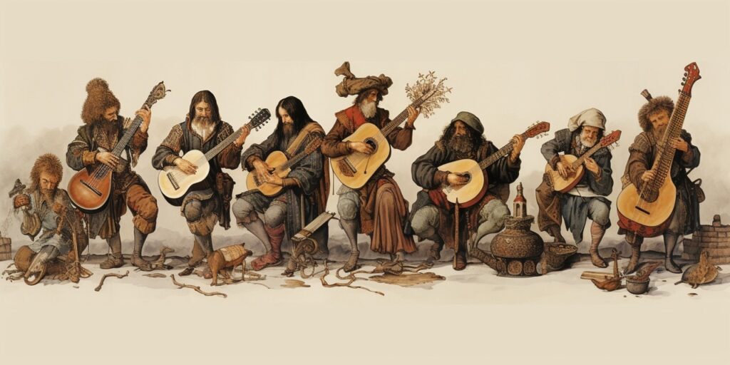 Medieval Musicians and Instruments