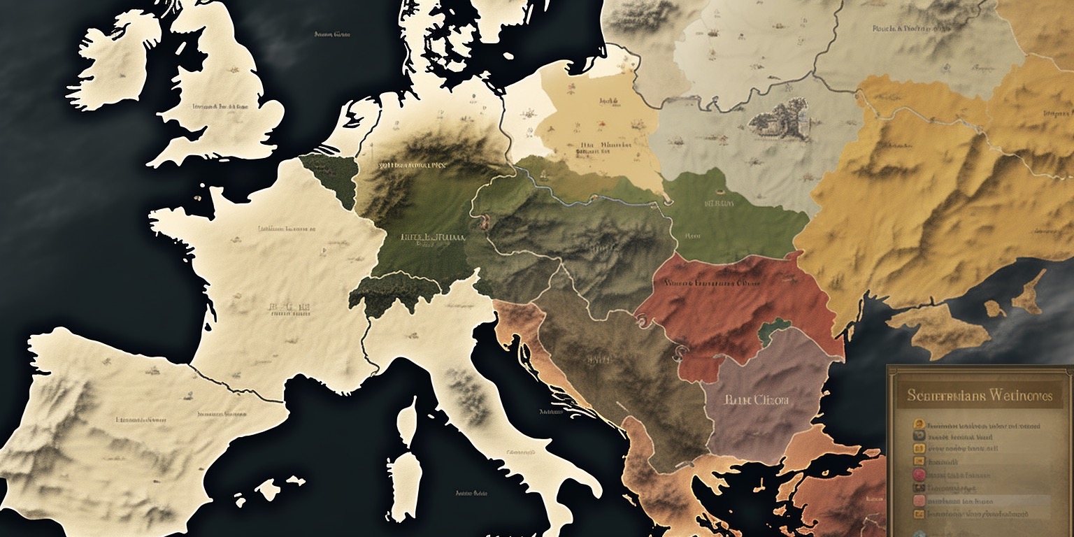 The Geographical Reach of the Holy Roman Empire