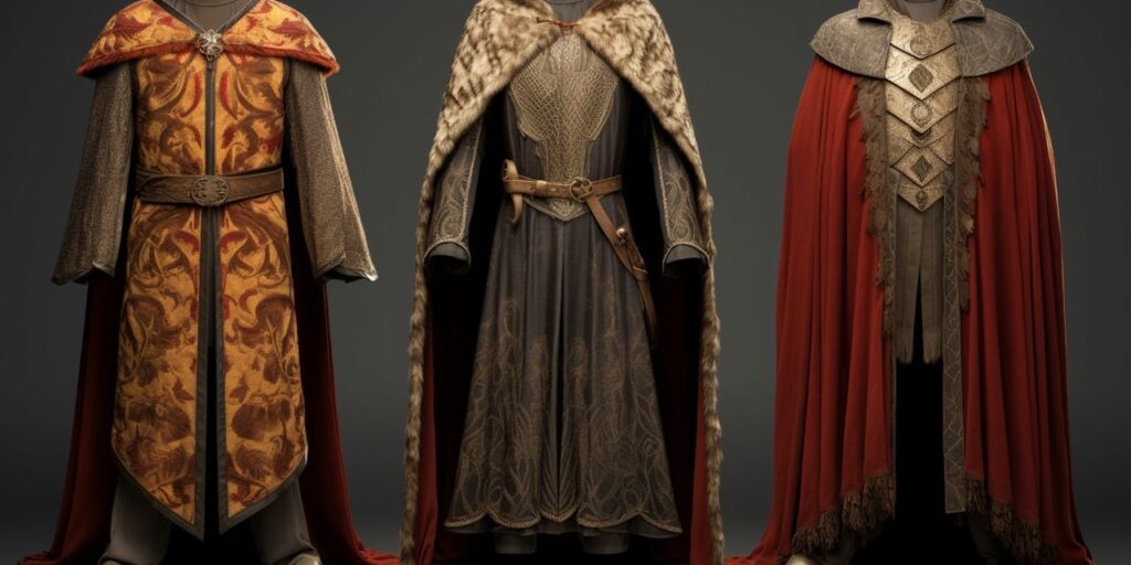 medieval king clothing