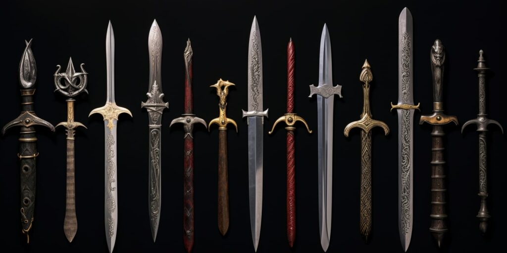 middle age swords