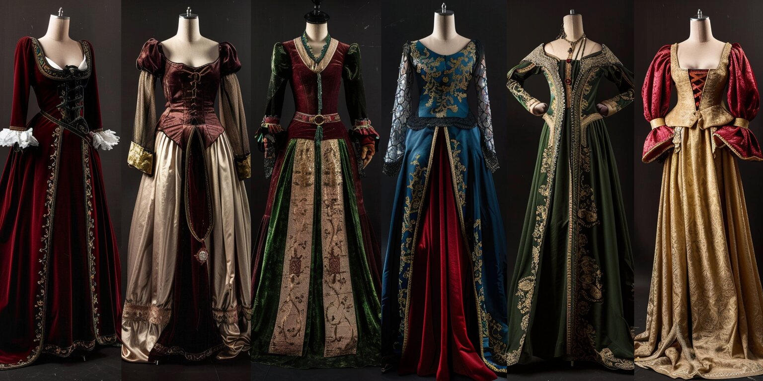Red Victorian Dress Ball Gown for Women Vintage Medieval Dress Plus Size  Lace Up Cinch Corset Dress Renaissance Costume : : Clothing, Shoes  & Accessories