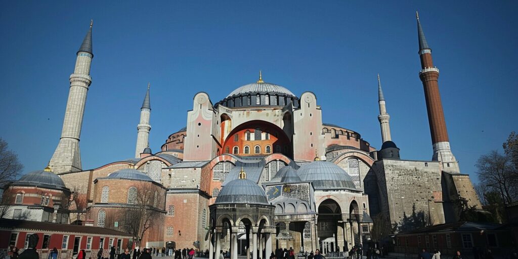 the Hagia Sophia