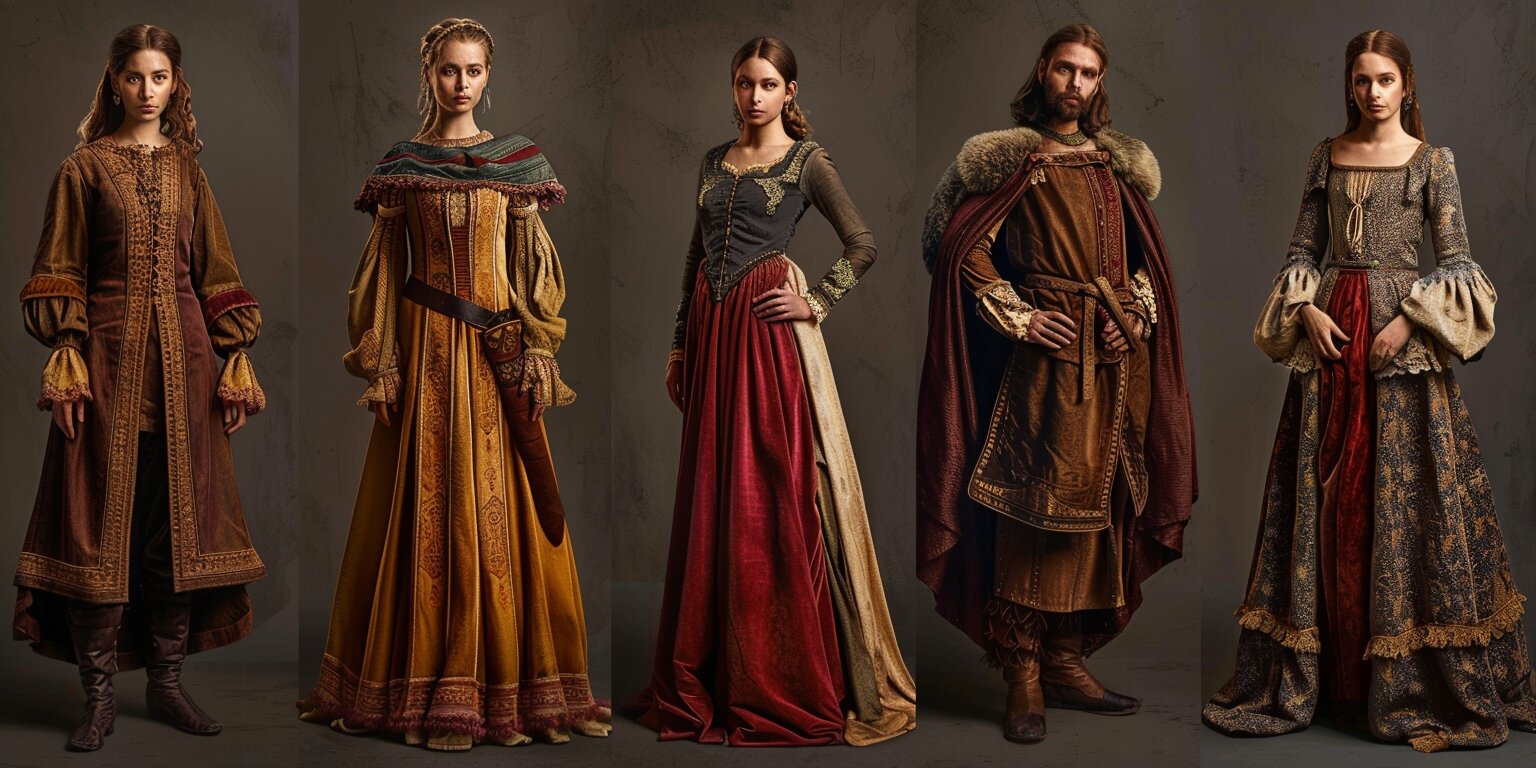 Medieval dresses history best sale