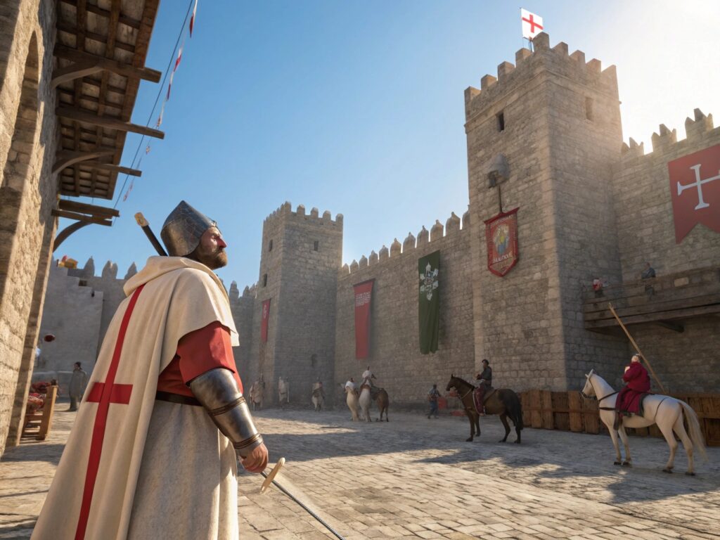Templar knight daily life